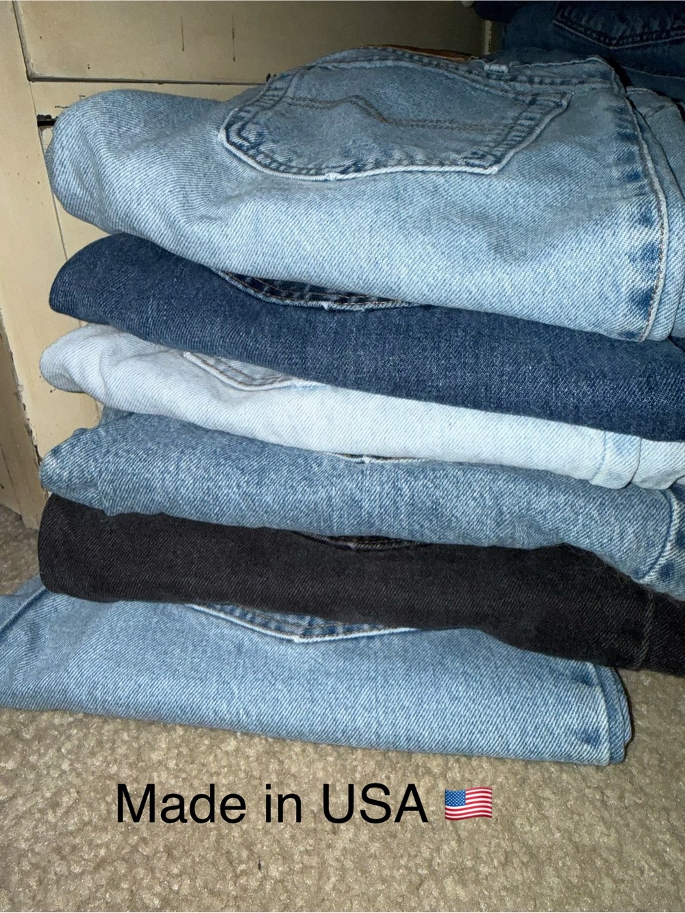 Levi's Women's Mixed Blue Denim Jeans Stack